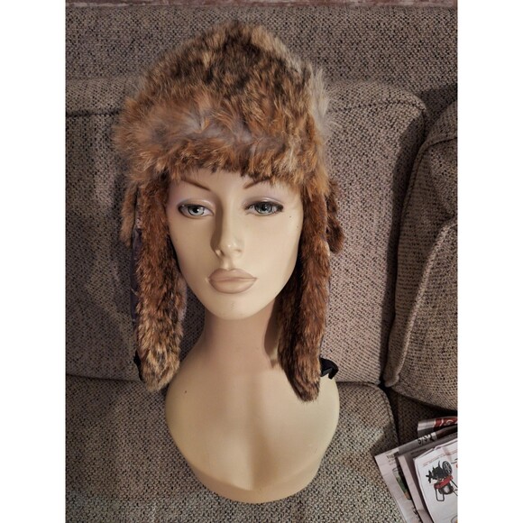 Mad Bomber Mossy Oak Camo trapper hat‎ rabbit fur -SZ L-winter hunting cap unsex - Picture 1 of 9